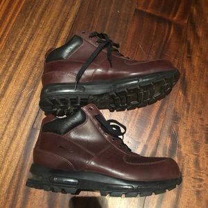 Nike Air Max Goadome ACG Deep Burgandy Mens Leather Sneakers